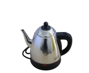 1L küçük litre mutfak aletleri ucuz 201 çelik demlik kahve su ısıtıcısı