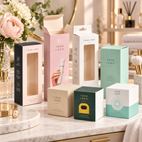 Personnalisez diverses boîtes d'emballage pour produits, boîtes pour articles de première nécessité, boîtes colorées pour cosmétiques, avec trous de suspension et fenêtres transparentes
