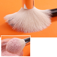 Ensemble de 20 pinceaux de maquillage professionnels noirs pour le visage et les yeux, avec pinceau correcteur, pour B20