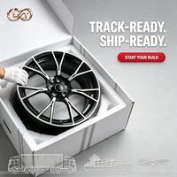 Velg Racing Dinamis Cekung Double Seven Spoke Machined Alloy untuk Kendaraan Sport Premium Facelift