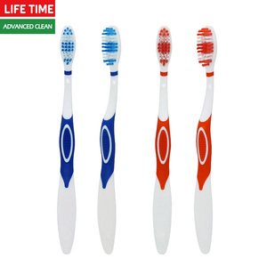 Customized Packing Service Adult <strong>Tongue</strong> <strong>Cleaner</strong> Function Anti slip Soft <strong>Rubber</strong> Handle Toothbrush Tooth Brush - Product Image 6