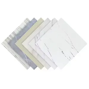 Sang trọng Vinyl SPC đá nhựa composite tường đá cẩm thạch loại PVC Sticker trang trí nội thất tre than Board Sheets