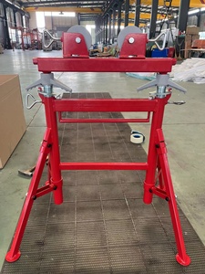 Support de tuyau double H403 réglable en hauteur (29-43 po), capacité de charge 2500 lb - Product Image 3