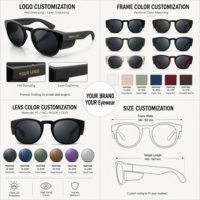 LBAshades 0602G Nouvelles Lunettes de Soleil de Sécurité avec Protection Latérale Monture TR90 Noir Mat Protection UV400 Lunettes de Protection Femme Homme