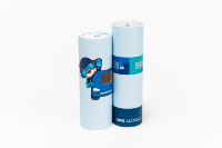 Kunden spezifische Stift verpackung Papier röhre mit Fenster Runde Papp verpackung Stift box