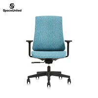 Chaise de bureau ergonomique de haute qualité en tissu extensible de conception moderne SpaceUnited, chaise de bureau confortable pour cadre