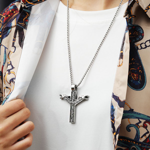 Bijoux de la <span class=keywords><strong>mythologie</strong></span> <span class=keywords><strong>nordique</strong></span>, acier inoxydable, amulette Valhalla, deux dragons, pendentif viking, rune <span class=keywords><strong>nordique</strong></span>, collier pendentif viking - Product Image 4