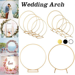 <span class=keywords><strong>Arco</strong></span> Circolare in Metallo per Matrimoni, Supporto per Palloncini, Decorazione per Sfondo Feste, Facile da Montare - Product Image 2