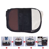 Pliable Respirant Pet Tente Parc Cage Octogonale Oxford Tissu Clôture pour Chiens Chats Multi-Fonctionnel Extérieur Pet Enclos