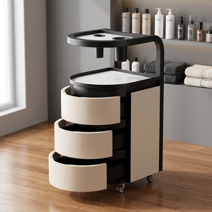 Carrito de Almacenamiento Metálico para Salón de Belleza, Carrito de Peluquería para Herramientas de Estilismo - Product Image 6