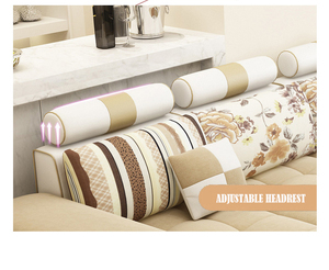 Cina Ultime Basso Prezzo A Buon Mercato Soggiorno Divani Moderni Mobili Per La Casa di Velluto Divano Sectionals Divani Morbido Divano Impostazione 7 Posti - Product Image 4