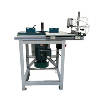 Machine à fraiser le bois multifonction Top Choice, compacte, pour le travail du bois, le rainurage de panneaux de meubles et la fabrication d'armoires en atelier