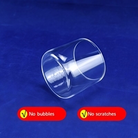Tubes industriels en quartz fondu de haute pureté, récipients de laboratoire, béchers et flacons en quartz résistants à la chaleur, épaisseur personnalisée de 0,1 à 50 mm, 92 % de pureté