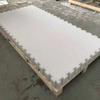 Panneaux de glace synthétique UHMWPE pour l'entraînement au hockey, planches de patinoire artificielle, entraînement au tir et au passe