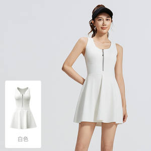 JY010 высококачественное женское теннисное платье с шортами для активных занятий гольфом и спортом мягкая и удобная теннисная одежда - Product Image 1