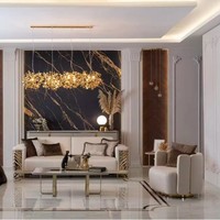 Italienisches Luxus-Samtsofa in Weiß, U-förmiges Ecksofa-Set im Hongkong-Stil, Postmodernes Design für Große Häuser & Luxusvillen