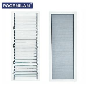 ROGENILAN Fenêtres à persiennes en aluminium à économie d'énergie, couleur personnalisée, ventilables et réglables pour l'extérieur - Product Image 5