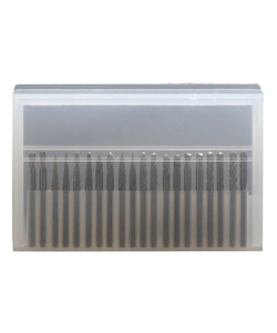 Karbür çapak takım 1/8 "inç 3 mm sap çapı 20 parça öğütücü uçları çift tek oluk karbür döner çapaklar oyma için - Product Image 5