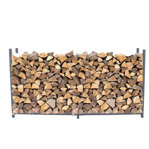 Metallo resistente cremagliera legno per camino legna da ardere in metallo cremagliera legna da ardere giardino legna rifugio