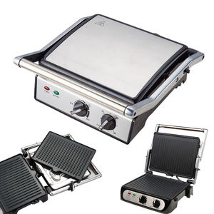 안보라이프 무연 디지털 스마트 접촉식 그릴 전기 파니니 프레스 샌드위치 메이커 빵 토스터 - Product Image 3