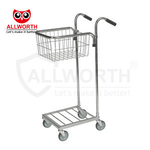 Fácil de montar Marco fuerte Plataforma de zinc Apilamiento Tipo Logístico <span class=keywords><strong>U</strong></span> Barco Carro de mano Carro Delgado - Product Image 5