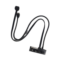 Panel Frontal para Caja de Ordenador, Diseño de Placa de Circuito USB 3.0, Adaptador USB C, Placa de Extensión, Interruptor de Encendido LED, Cable para Placa Base