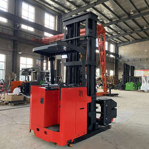 Carretilla elevadora eléctrica de pasillo estrecho de almacén, 1 tonelada, 1,5 toneladas, 1,6 toneladas, apilador de paletas de camiones de 3 vías con horquilla giratoria de 180 ° - Product Image 4