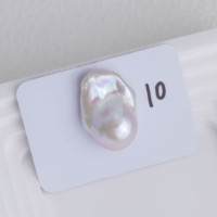 Perles baroques d'eau douce de qualité AAAA, 16 mm, blanches, naturelles, pour la fabrication de bijoux