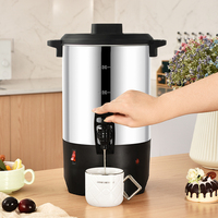 Bouilloire électrique 5L en acier inoxydable avec robinet, distributeur d'eau chaude, baril chauffe-eau, urne à eau