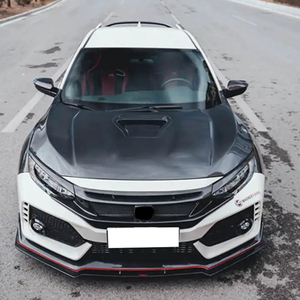 Kit Carrozzeria Modificato per Auto, Paraurti Anteriore e Posteriore, Minigonne Laterali per <span class=keywords><strong>Honda</strong></span> <span class=keywords><strong>Civic</strong></span> <span class=keywords><strong>2020</strong></span> 2021, Aggiornamento al Kit Carrozzeria <span class=keywords><strong>Civic</strong></span> Type R - Product Image 5