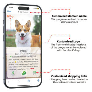QPETTSカスタム子犬犬猫ベストハーネス調整可能な通気性バックルQRコード名タグ付きパーソナライズIDペット用ハーネス - Product Image 4