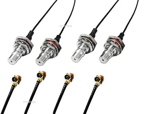 <span class=keywords><strong>U</strong></span>.FL a QMA Cable coaxial hembra RG178 1,13mm Chaqueta de cobre y PVC Cables de comunicación <span class=keywords><strong>U</strong></span>.FL Pigtail de baja pérdida - Product Image 4
