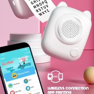 Mini Impresora <span class=keywords><strong>de</strong></span> Fotos Portátil, Impresora <span class=keywords><strong>de</strong></span> Etiquetas Térmicas <span class=keywords><strong>de</strong></span> Bolsillo sin Tinta para Teléfono Móvil, Smartphone, Niños, Inalámbrica, IA Inteligente - Product Image 5
