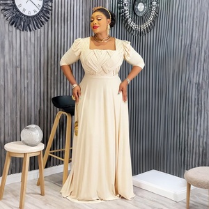 Cross-Border Rhinestone Fashion <strong>Dress</strong> African Foreign Trade AliExpress <strong>Plus</strong> <strong>Size</strong> Women's Clothing European American <strong>Bridesmaid</strong> - Product Image 3