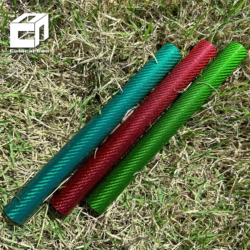 Supply 3K Colored Carbon Fiber Shaft 2m 1m Custom length Carbon Fiber Twill Tube Different diameter 3mm-200mm