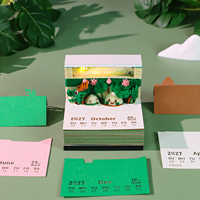Bloc-notes 3D Dragon Boat Zongzi, calendrier de bureau, décoration de bureau, papeterie mignonne, personnalisable, souvenir de festival, article cadeau de luxe
