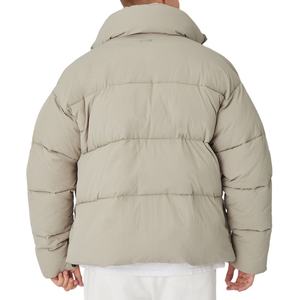 เสื้อแจ็คเก็ตดาวน์คุณภาพสูงสำหรับผู้ชาย ออกแบบโลโก้ได้ตามต้องการ เสื้อโค้ทหนาสำหรับฤดูหนาว กันลม - Product Image 3