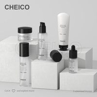 Ensemble de pots cosmétiques, tubes souples en plastique, flacons compte-gouttes sans air avec impression sérigraphique pour flacons pulvérisateurs OEM