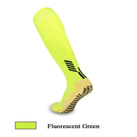 Chaussettes de football respirantes personnalisées avec logo OEM, antidérapantes, de haute qualité, durables, à semelle épaisse, pour hommes