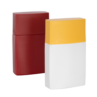 Luxe coloré personnalisé 30ml 50ml carré en plastique fond de teint sérum lotion bouteille sérigraphie parfum emballage de compression