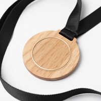 Médailles de compétition personnalisées en bois, gravées au laser, imprimées en typographie, pour le sport, le cyclisme, le football, le marathon