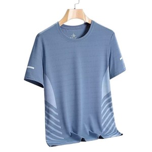 Nuova T-shirt Sportiva Estiva da Uomo <span class=keywords><strong>con</strong></span> Motivo, in Seta Ghiacciata, a Maniche Corte, Vestibilità Ampia, Asciugatura Rapida e Rinfrescante - Product Image 6