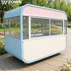 ZOWN Chariot de Restauration Mobile Électrique Pliable, Personnalisable en Couleur, Design de Luxe et Tendance, avec Option de Remorquage, pour Glaces, Café et Confiseries - Product Image 1