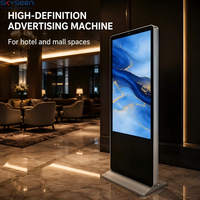 SKYSEEN Totem tactile sur pied personnalisé avec écran LCD, affichage numérique, équipement publicitaire pour usage professionnel