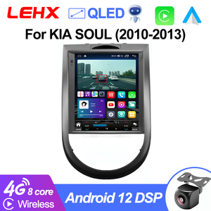 Lehx Pro 2 DIN Android 12 Tự Động Xe Đài Phát Thanh Đa Phương Tiện Stereo Cho Kia Linh Hồn AM 2010-2013 Carplay GPS Navigation 9.7 "Tesla Phong Cách - Product Image 2