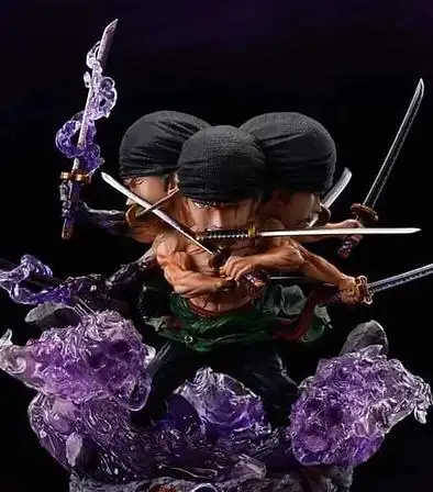 Figura giappone GK Anime un pezzo di resina Asura Zoro statua di azione limitata per la raccolta