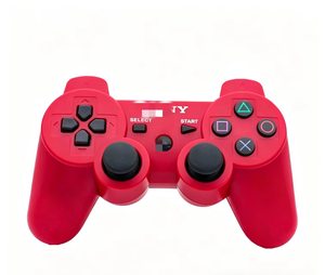 Manette sans fil PS-3, joystick à fonctions complètes, barre lumineuse, double moteur à vibration, gyroscope, <span class=keywords><strong>PS3</strong></span> Slim pour PC, jeux mobiles avec logo - Product Image 6