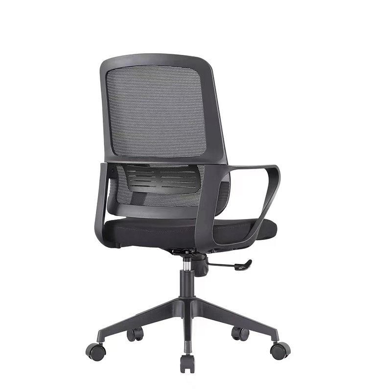 Task Chair Packaging Modern Light Green Mesh Office Chair Mid Back White Shell Ergonomic ...