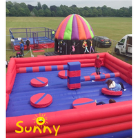 Top qualité Big ball gonflable wipeout obstacle sauts et limites parcours d'obstacles gonflable grande balle à vendre