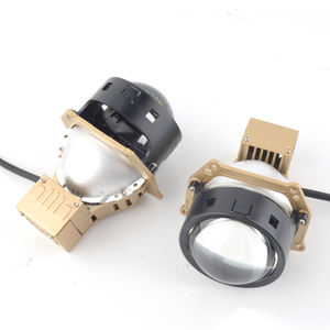 Accesorios de coche 6000K hiperboloide Bi-LED lente de proyector 130W Hi/Lo Beam LED Faro de cabeza DIY Retrofit estilo de coche biled faro - Product Image 1